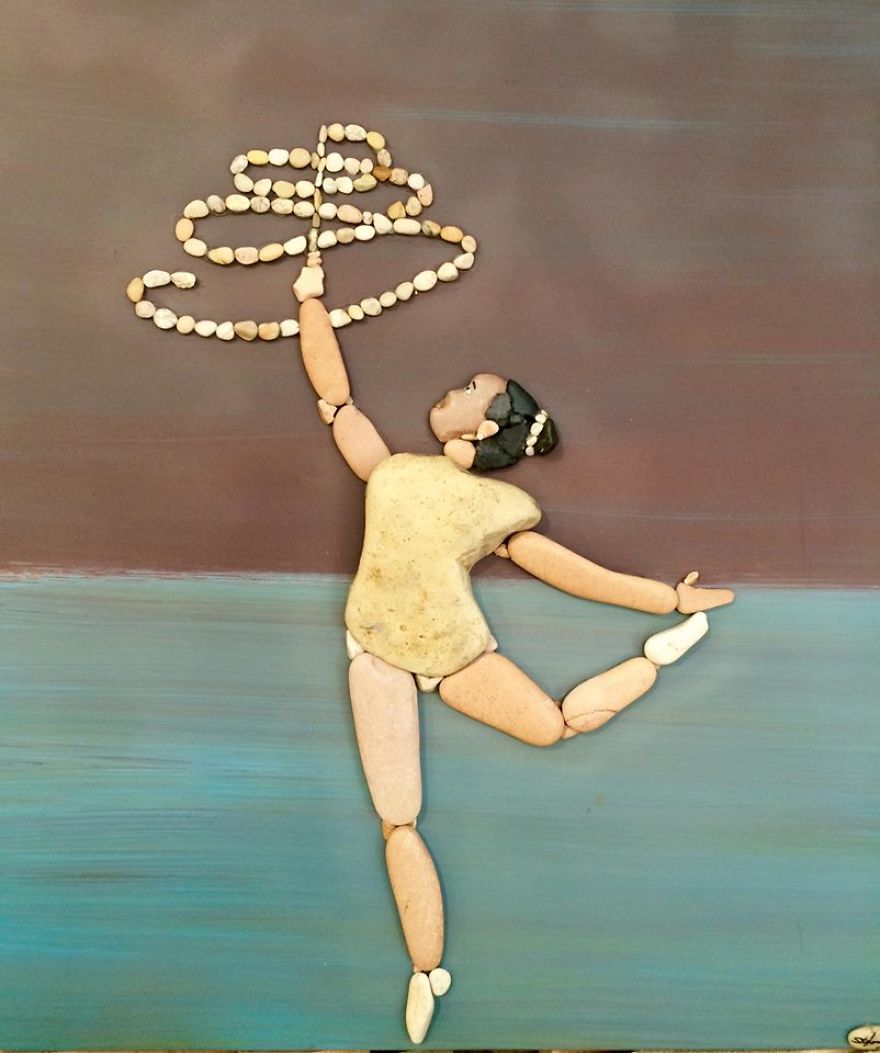 I Create Art From Stones I Find On The Beach I Create Art From Stones I Find On The Beach