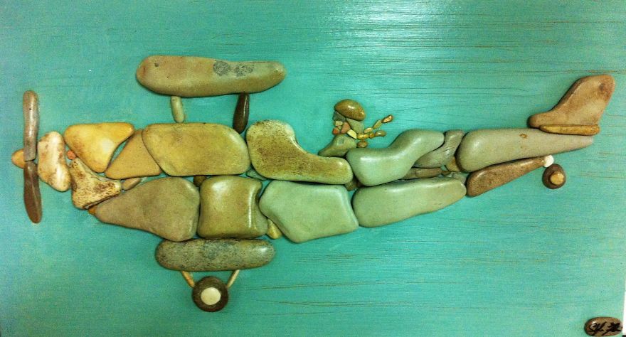 I Create Art From Stones I Find On The Beach I Create Art From Stones I Find On The Beach
