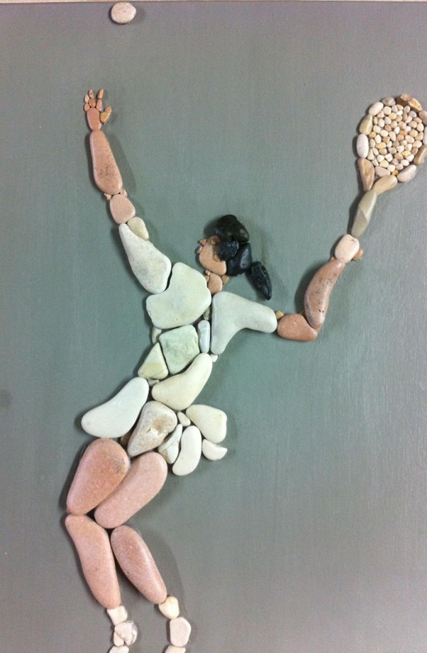 I Create Art From Stones I Find On The Beach I Create Art From Stones I Find On The Beach