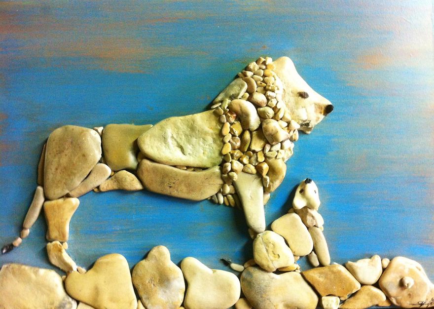 I Create Art From Stones I Find On The Beach I Create Art From Stones I Find On The Beach