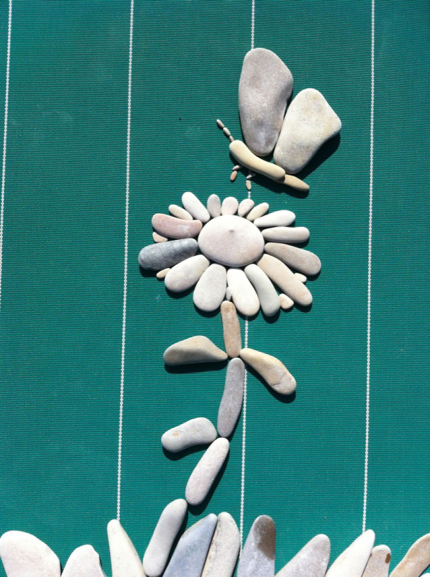 I Create Art From Stones I Find On The Beach I Create Art From Stones I Find On The Beach