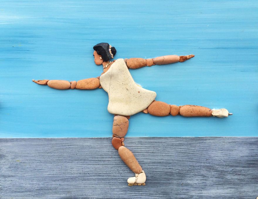 I Create Art From Stones I Find On The Beach I Create Art From Stones I Find On The Beach