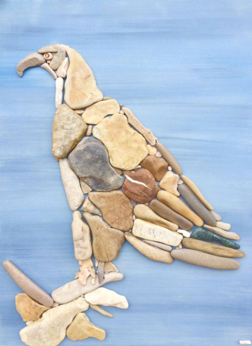 I Create Art From Stones I Find On The Beach I Create Art From Stones I Find On The Beach