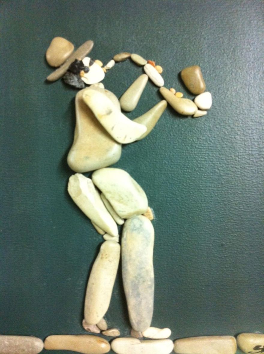 I Create Art From Stones I Find On The Beach I Create Art From Stones I Find On The Beach