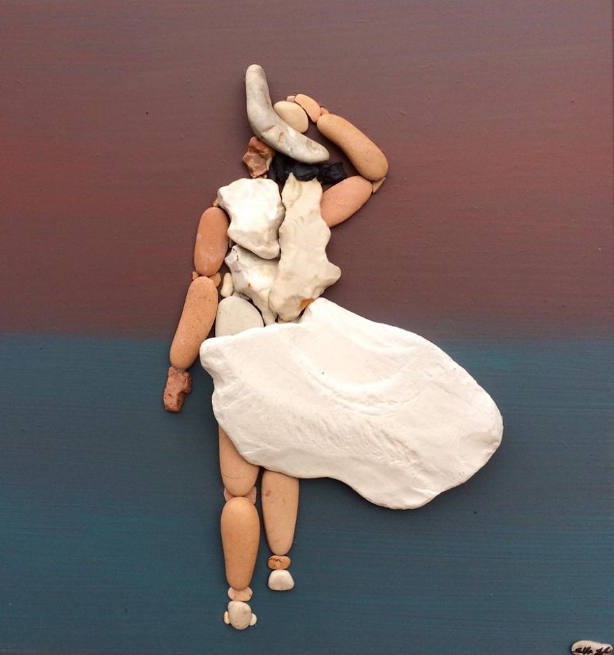 I Create Art From Stones I Find On The Beach I Create Art From Stones I Find On The Beach