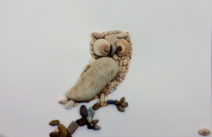 I Create Art From Stones I Find On The Beach I Create Art From Stones I Find On The Beach