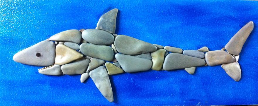 I Create Art From Stones I Find On The Beach I Create Art From Stones I Find On The Beach