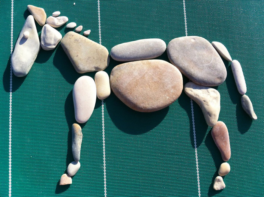 I Create Art From Stones I Find On The Beach I Create Art From Stones I Find On The Beach