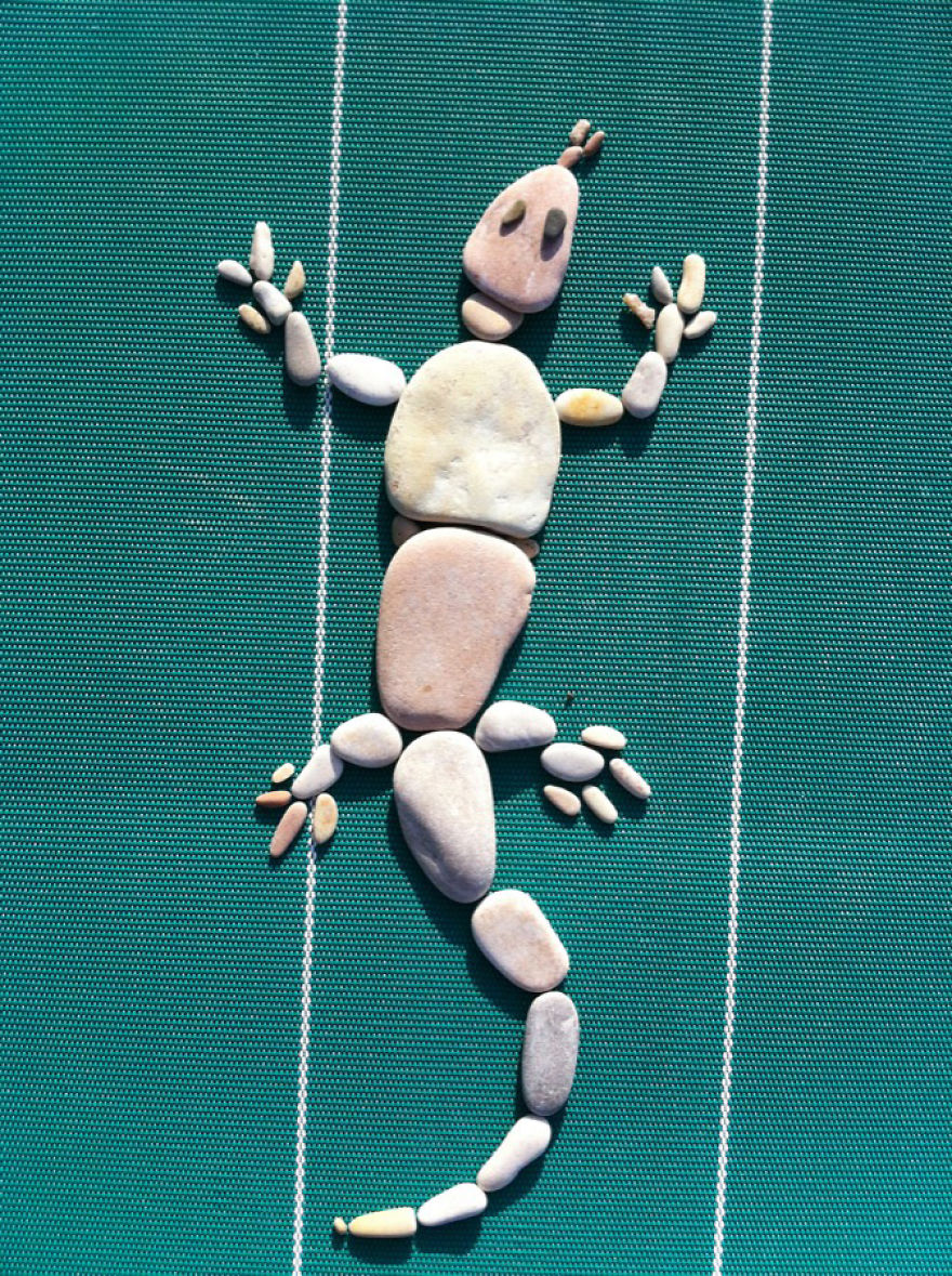 I Create Art From Stones I Find On The Beach I Create Art From Stones I Find On The Beach