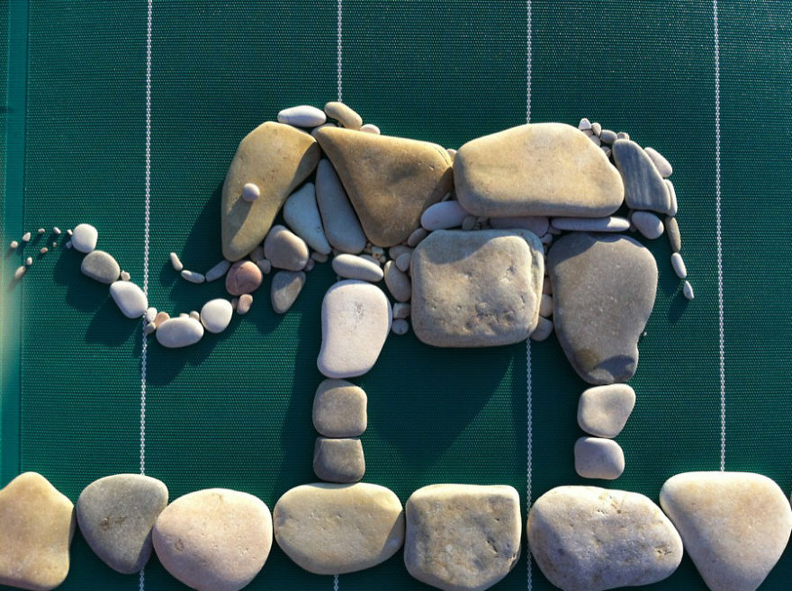 I Create Art From Stones I Find On The Beach I Create Art From Stones I Find On The Beach