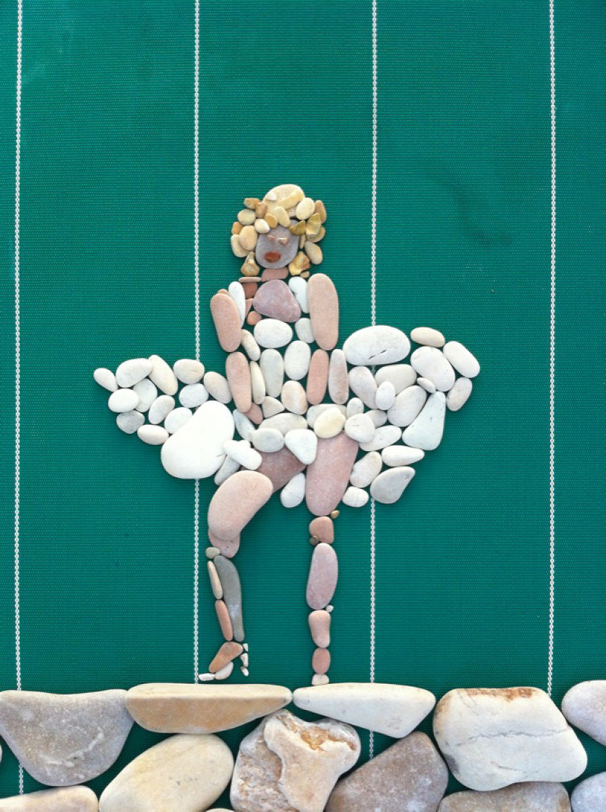 I Create Art From Stones I Find On The Beach I Create Art From Stones I Find On The Beach