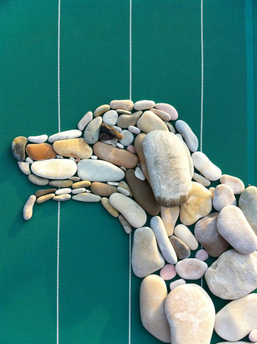 I Create Art From Stones I Find On The Beach I Create Art From Stones I Find On The Beach