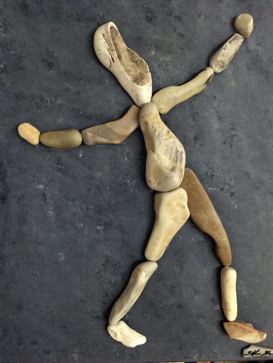 I Create Art From Stones I Find On The Beach I Create Art From Stones I Find On The Beach