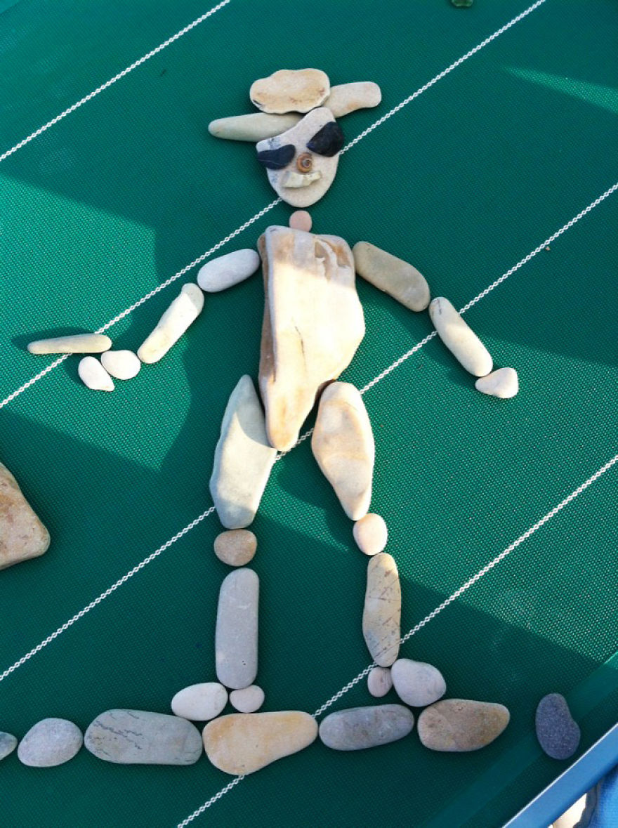 I Create Art From Stones I Find On The Beach I Create Art From Stones I Find On The Beach