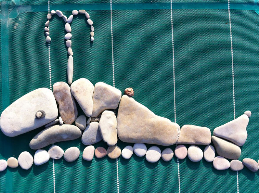 I Create Art From Stones I Find On The Beach I Create Art From Stones I Find On The Beach
