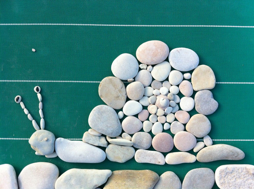 I Create Art From Stones I Find On The Beach I Create Art From Stones I Find On The Beach