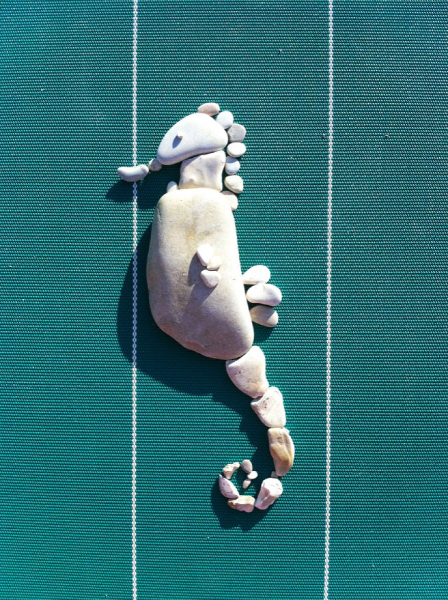 I Create Art From Stones I Find On The Beach I Create Art From Stones I Find On The Beach