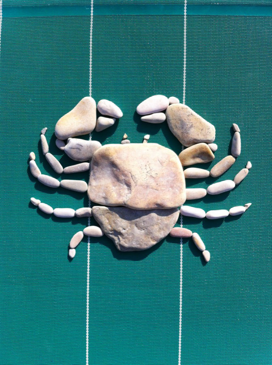 I Create Art From Stones I Find On The Beach I Create Art From Stones I Find On The Beach