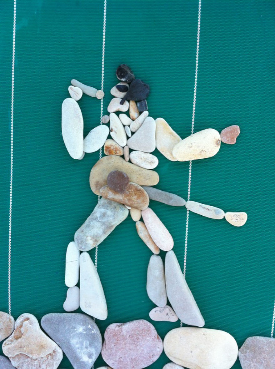 I Create Art From Stones I Find On The Beach I Create Art From Stones I Find On The Beach