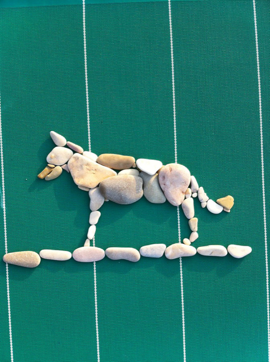 I Create Art From Stones I Find On The Beach I Create Art From Stones I Find On The Beach