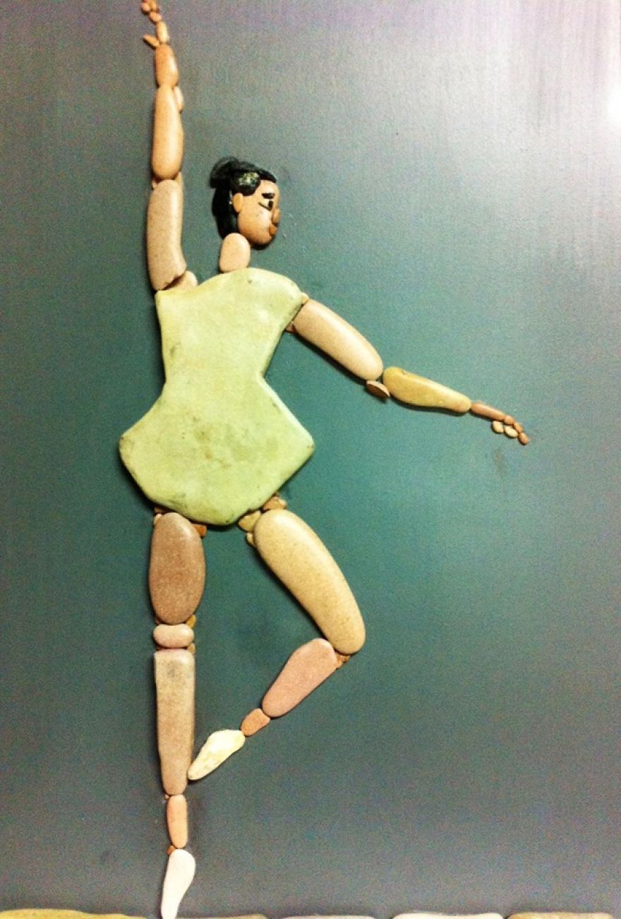 I Create Art From Stones I Find On The Beach I Create Art From Stones I Find On The Beach