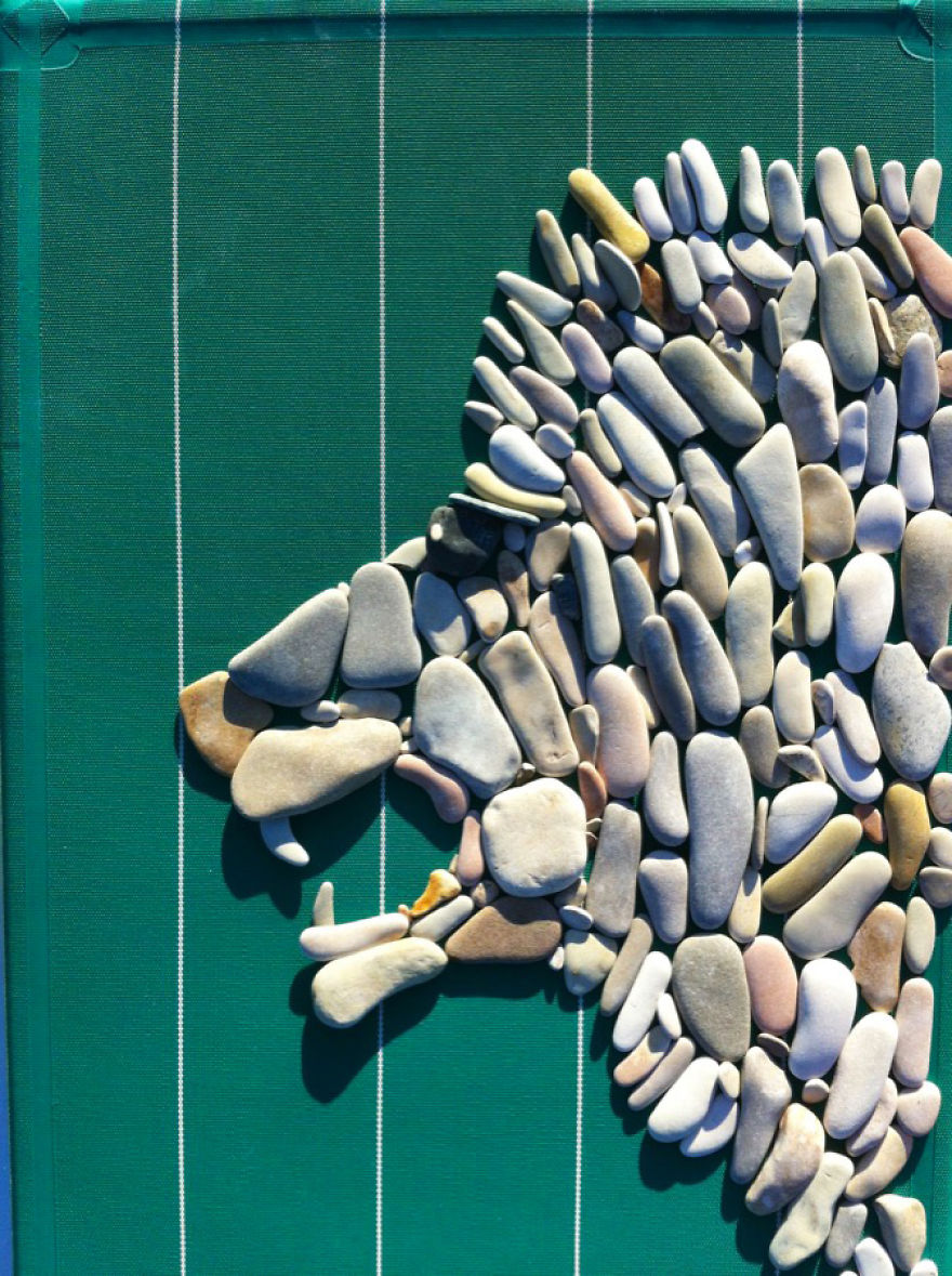I Create Art From Stones I Find On The Beach I Create Art From Stones I Find On The Beach