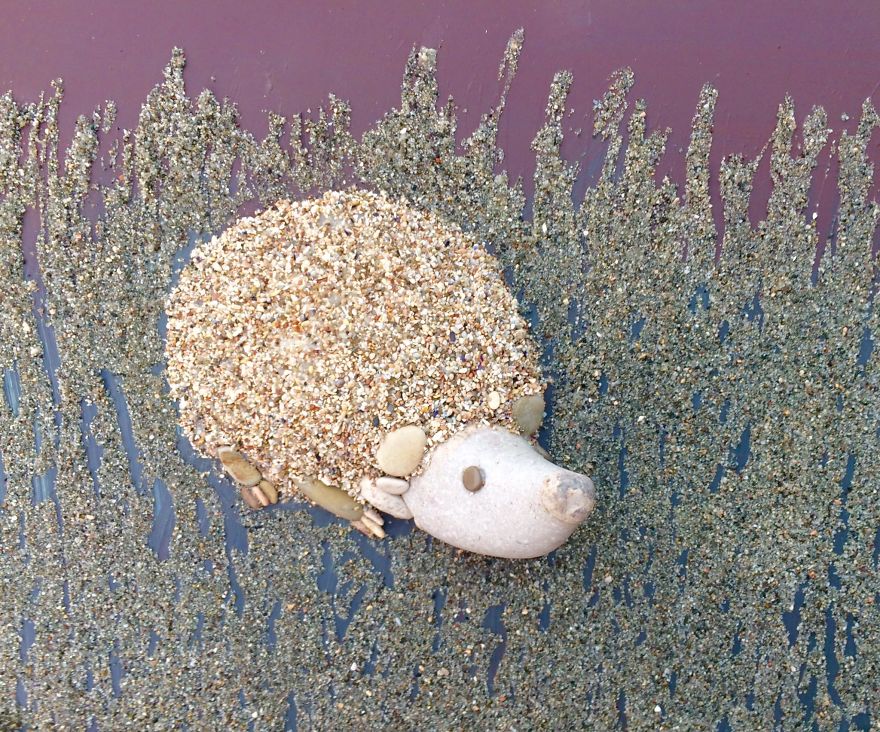 I Create Art From Stones I Find On The Beach I Create Art From Stones I Find On The Beach