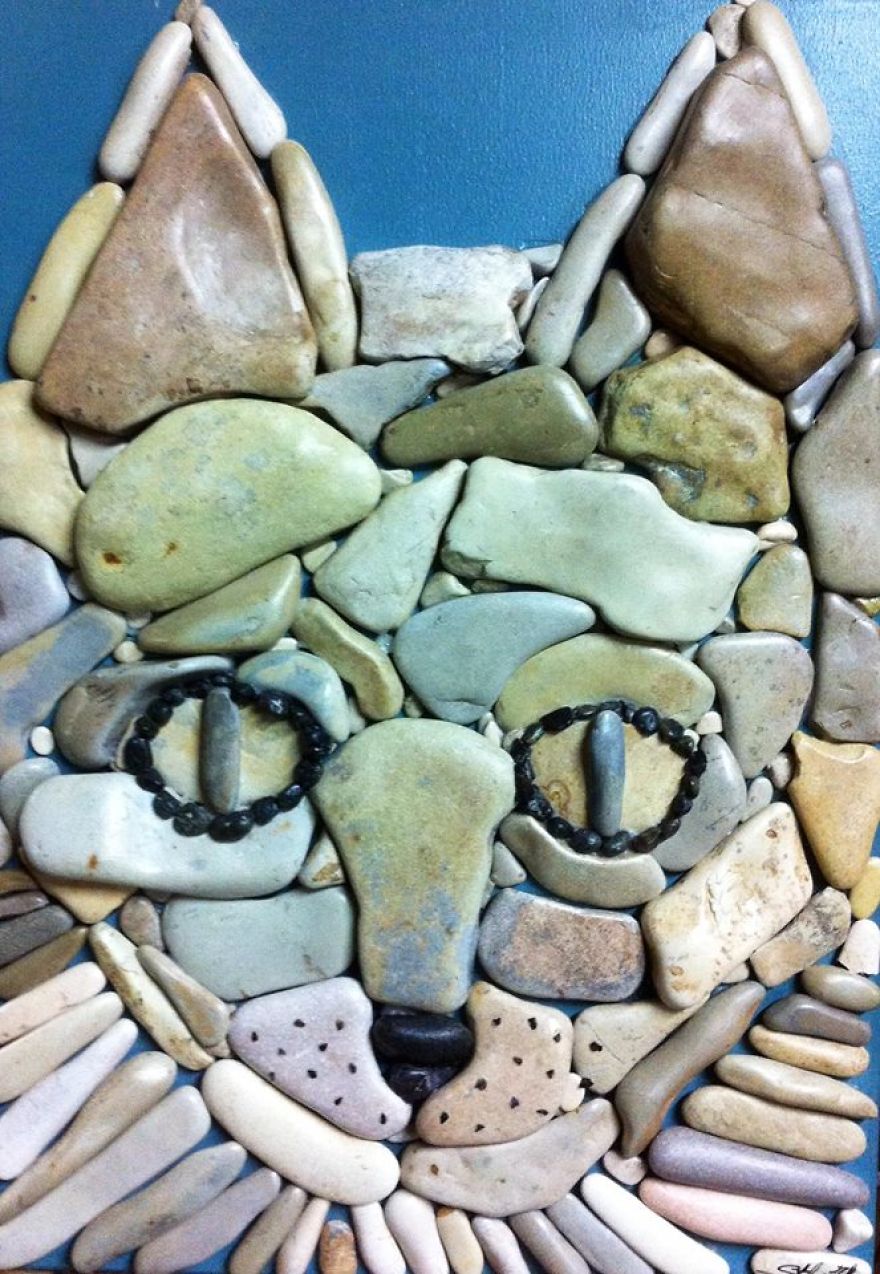 I Create Art From Stones I Find On The Beach I Create Art From Stones I Find On The Beach