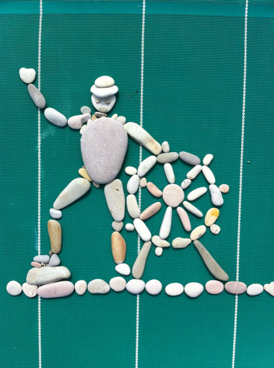 I Create Art From Stones I Find On The Beach I Create Art From Stones I Find On The Beach