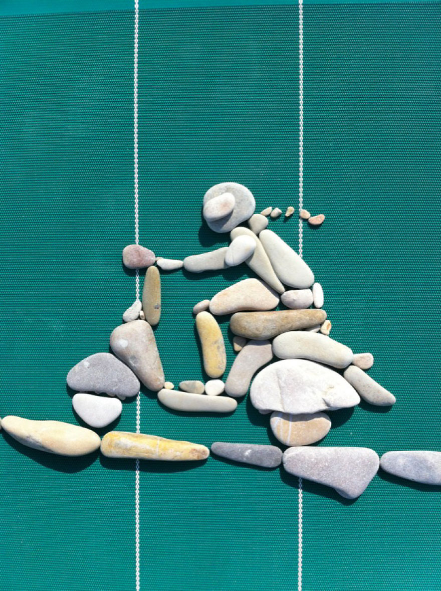 I Create Art From Stones I Find On The Beach I Create Art From Stones I Find On The Beach