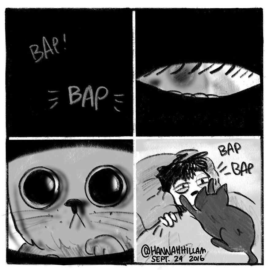 Artist Illustrates What It’s Like To Live With Cats (35 Pics) Artist Illustrates What It’s Like To Live With Cats (35 Pics)