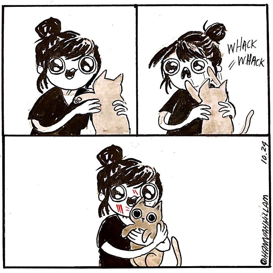 Artist Illustrates What It’s Like To Live With Cats (35 Pics) Artist Illustrates What It’s Like To Live With Cats (35 Pics)