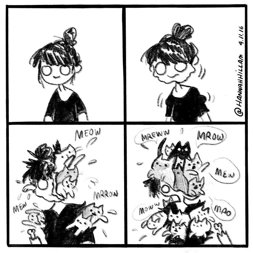 Artist Illustrates What It’s Like To Live With Cats (35 Pics) Artist Illustrates What It’s Like To Live With Cats (35 Pics)