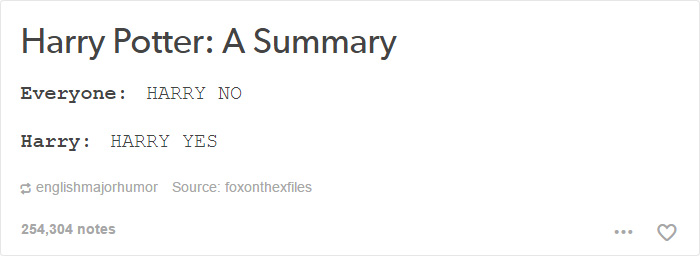 126 Harry Potter Tumblr Posts That Are Impossible Not To Laugh At If You&#8217;re A Potterhead