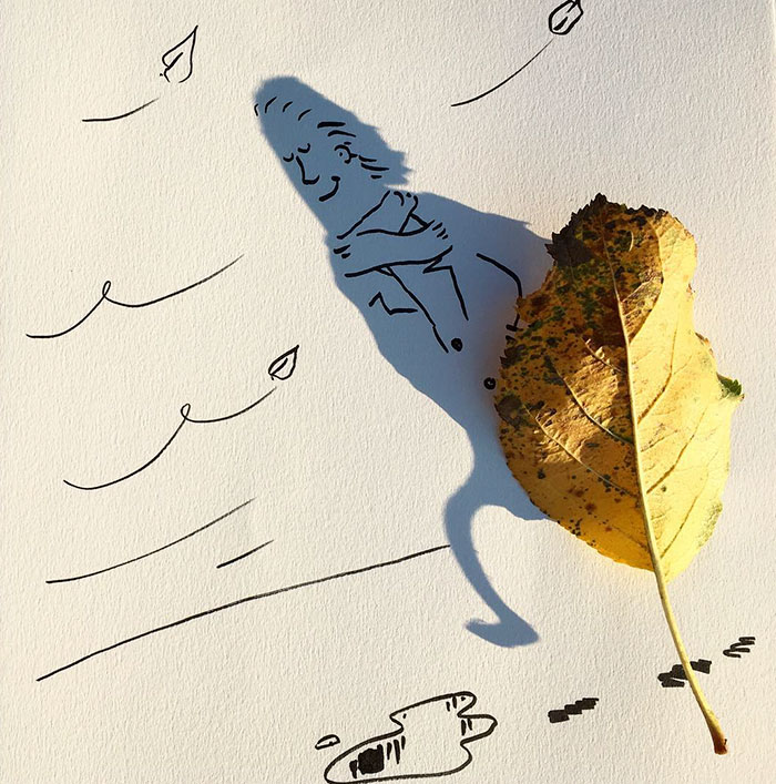 Artist Turns Shadows Of Everyday Objects Into Fun Illustrations (15 Pics) Artist Turns Shadows Of Everyday Objects Into Fun Illustrations (15 Pics)