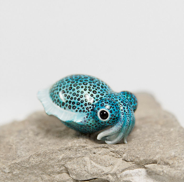 Tiny Animal Sculptures That I Create From Polymer Clay