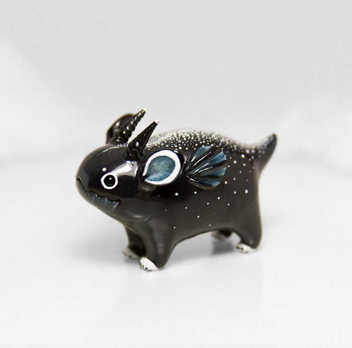 Tiny Animal Sculptures That I Create From Polymer Clay