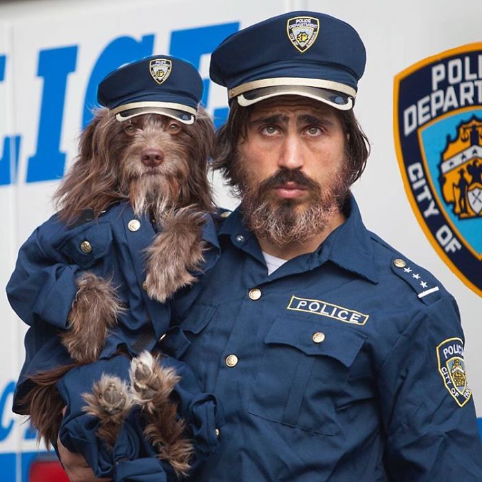 Man Dresses Puppy ‘Son’ in Matching Outfits, And Now It’s Hard To Say Who Is Who Man Dresses Puppy ‘Son’ in Matching Outfits, And Now It’s Hard To Say Who Is Who