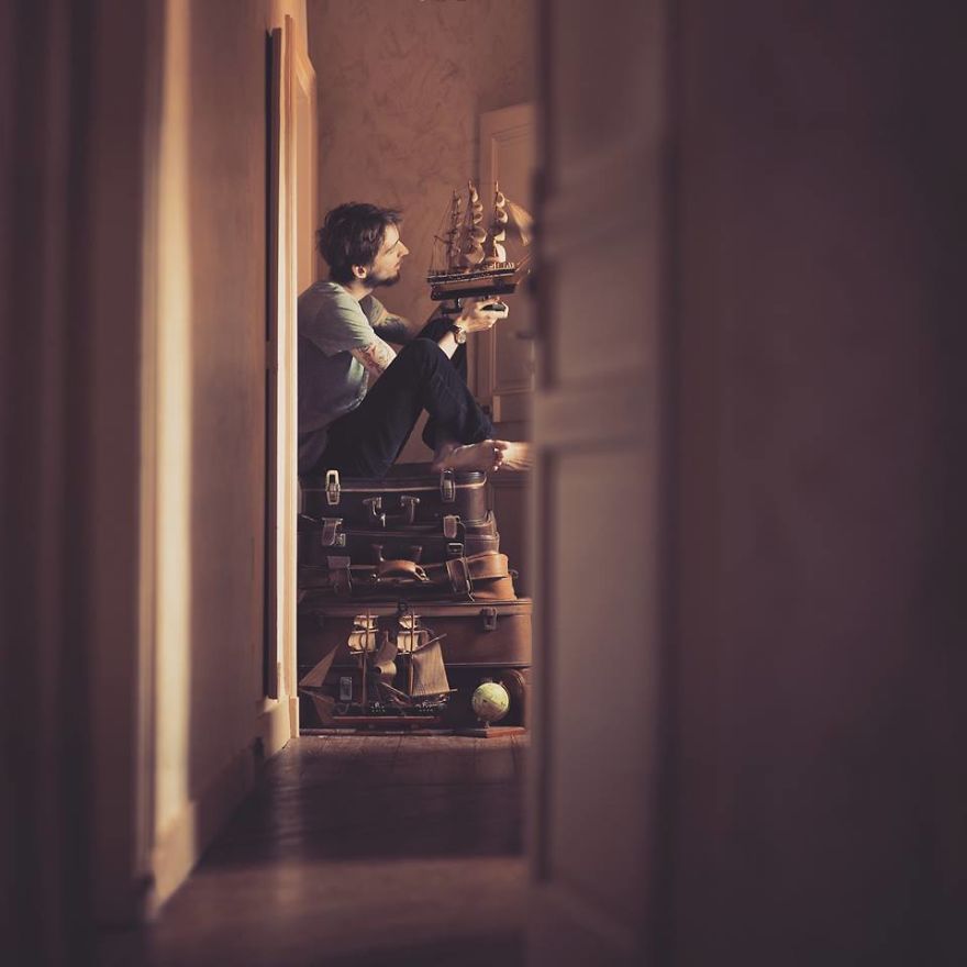 I Photograph Myself To Create Imaginary Universes