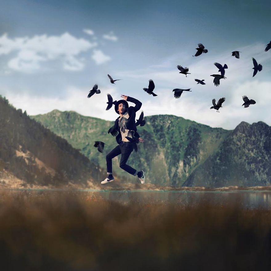 I Photograph Myself To Create Imaginary Universes