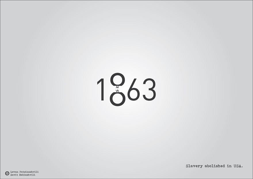 Major Historical Events Illustrated With Their Date Numbers