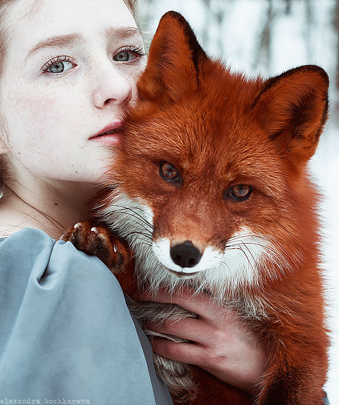 Fairytale Portraits Of Redheads With A Red Fox By Uzbek Photographer Fairytale Portraits Of Redheads With A Red Fox By Uzbek Photographer