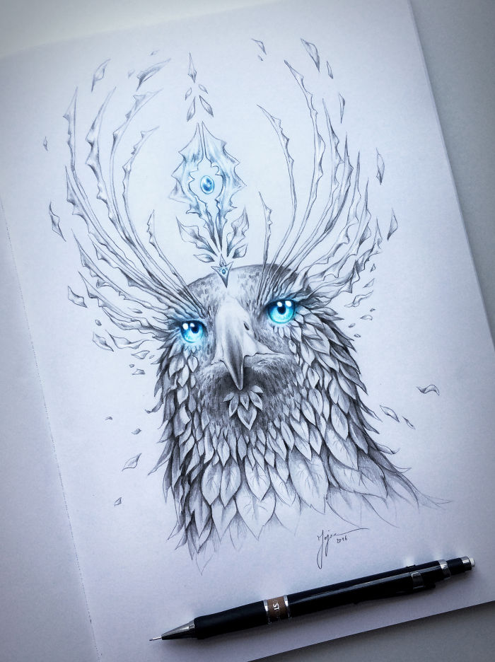 What I Do When Having An Art Block: I Just Take Any Animal And Add ‘Fantasy Stuff’ To It What I Do When Having An Art Block: I Just Take Any Animal And Add ‘Fantasy Stuff’ To It