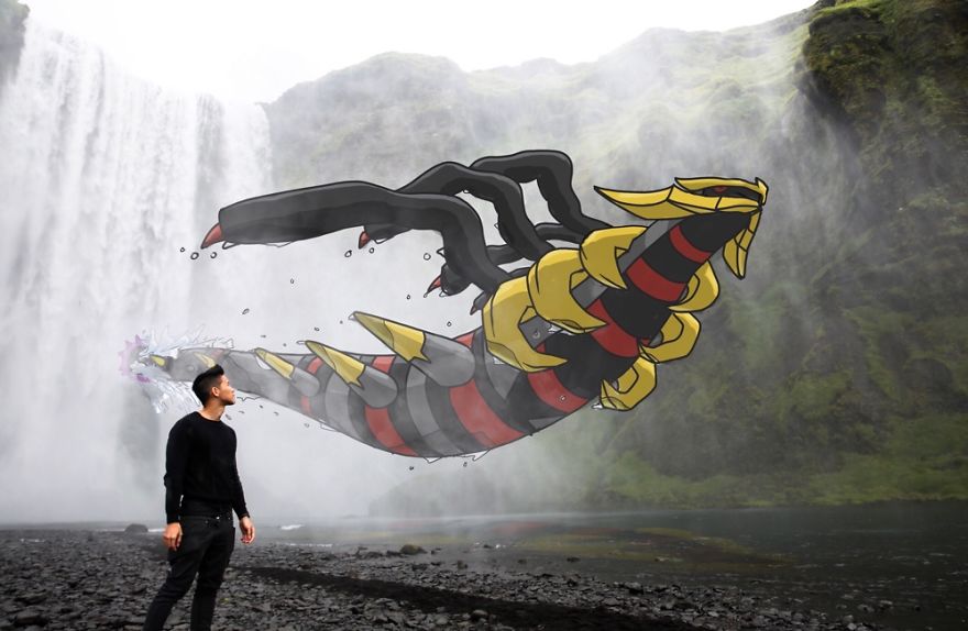 I Drew Pokemon Onto My Vacation Pics I Drew Pokemon Onto My Vacation Pics