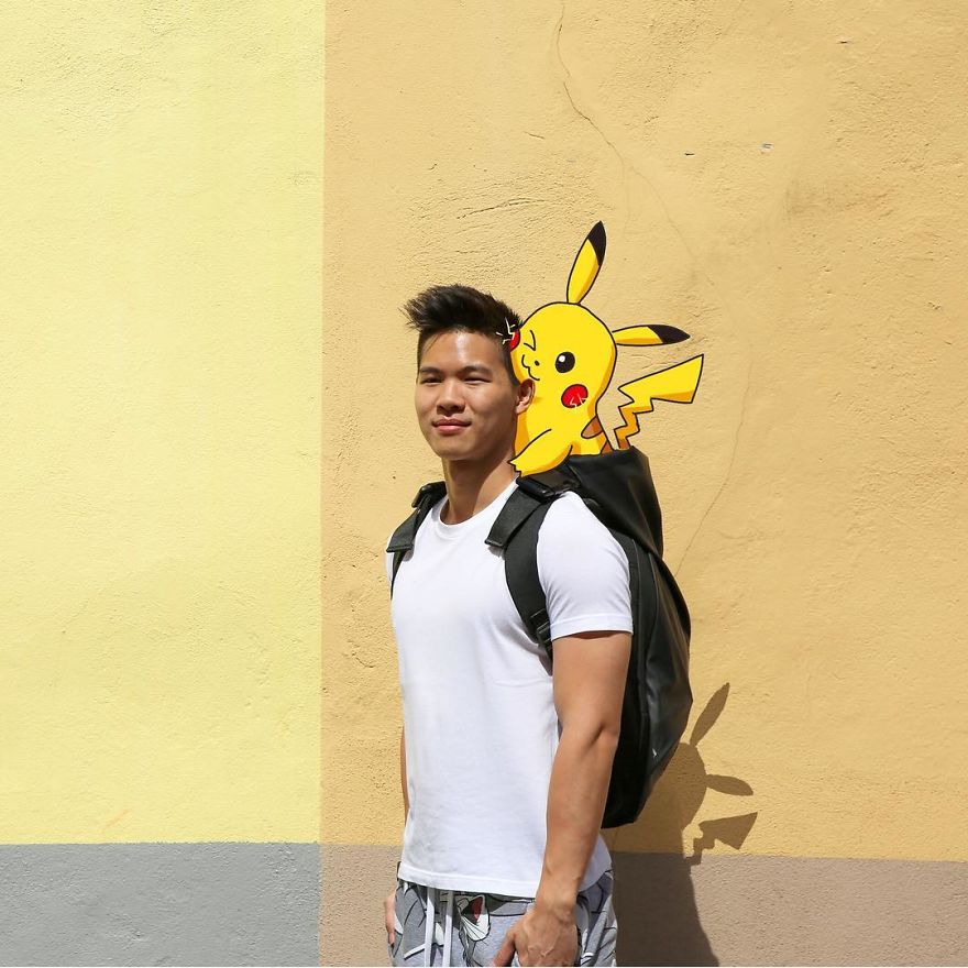 I Drew Pokemon Onto My Vacation Pics I Drew Pokemon Onto My Vacation Pics