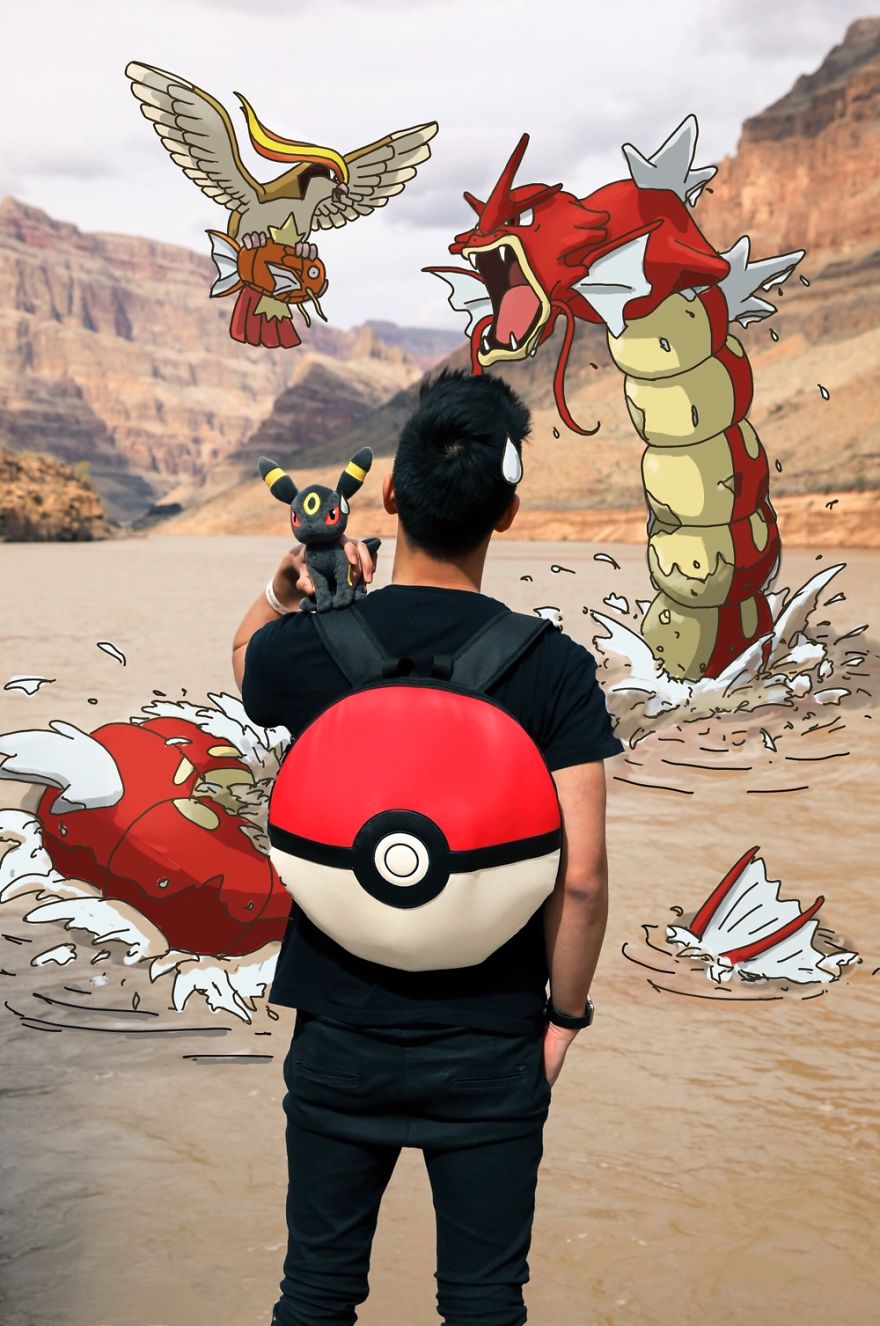 I Drew Pokemon Onto My Vacation Pics I Drew Pokemon Onto My Vacation Pics