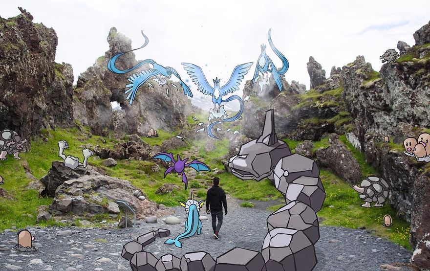 I Drew Pokemon Onto My Vacation Pics I Drew Pokemon Onto My Vacation Pics