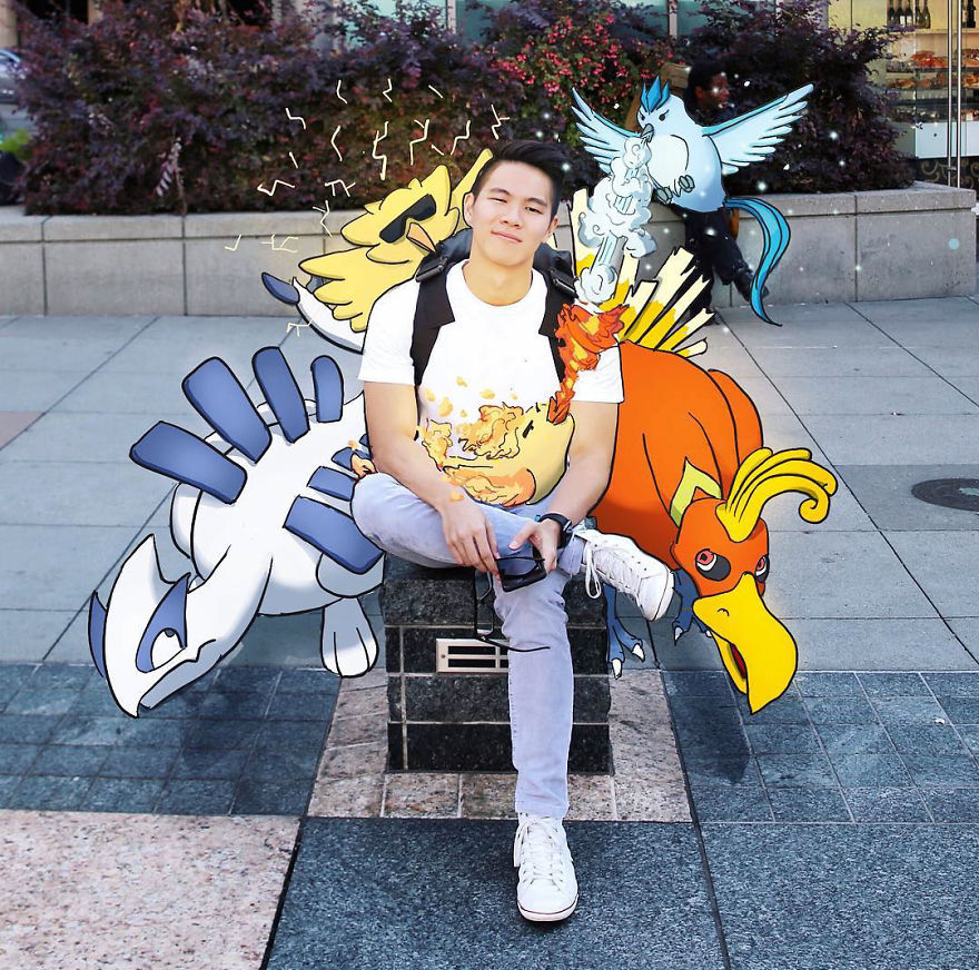 I Drew Pokemon Onto My Vacation Pics I Drew Pokemon Onto My Vacation Pics