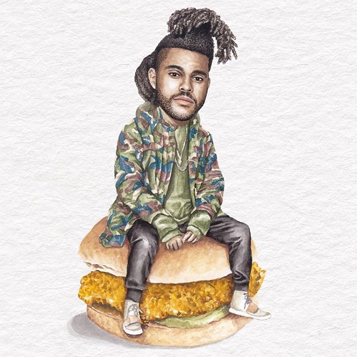 I&#8217;ve Made Over 100 Watercolor Paintings Of Celebs On Sandwiches