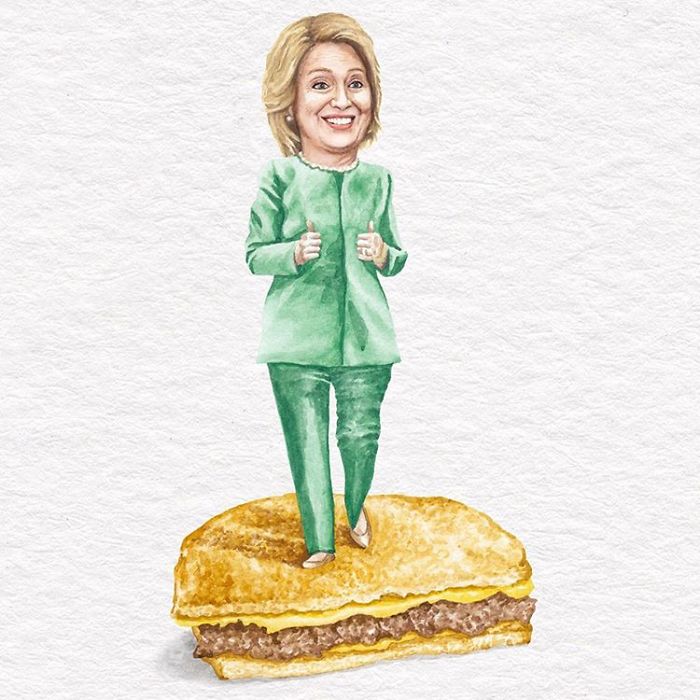 I&#8217;ve Made Over 100 Watercolor Paintings Of Celebs On Sandwiches